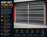 Heavy Duty Folding Gate