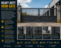 Heavy Duty Iron gate Heavy Duty Iron gate