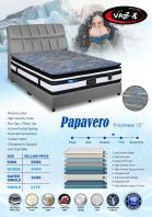 Papavero 15-Inch Natural Latex Mattress