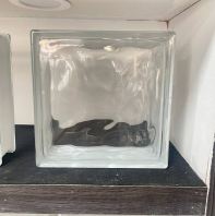Sun Pattern Clear Glass Block