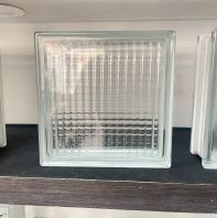 Sun Pattern Clear Glass Block