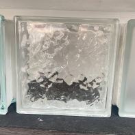 Sun Pattern Clear Glass Block