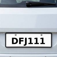 Three Digit Plates Number | DFJ111
