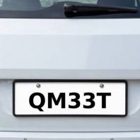Special Series Digit Plates Number | QM33T