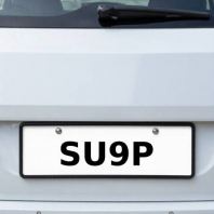 Single Digit Plates Number | SU9P