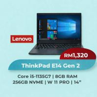 Lenovo ThinkPad E14 Gen2 (Refurbished Laptop)