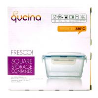 Qucina Glass Square Storage Container 950ml