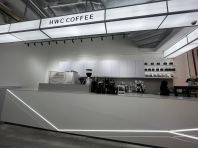 Geometric Coffee Bar Counter & Wall Cabinet Set Geometric Coffee Bar Counter & Wall Cabinet Set