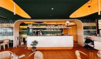 Curved Caf¨¦ Service Counter & Feature Arch Curved Caf¨¦ Service Counter & Feature Arch