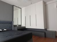 Two-Tone Wardrobe Suite with Integrated Vanity Two-Tone Wardrobe Suite with Integrated Vanity