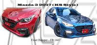 Mazda 3 2017 KS Style Front Bumper