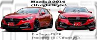 Mazda 3 2017 Knight Style Front Bumper