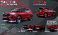 perodua Traz bodykit gearup pp material with light perodua Traz bodykit gearup pp material with light