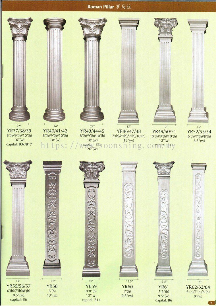 Johor Roman Pillar Pillar from Soon Shing Building Materials Sdn Bhd