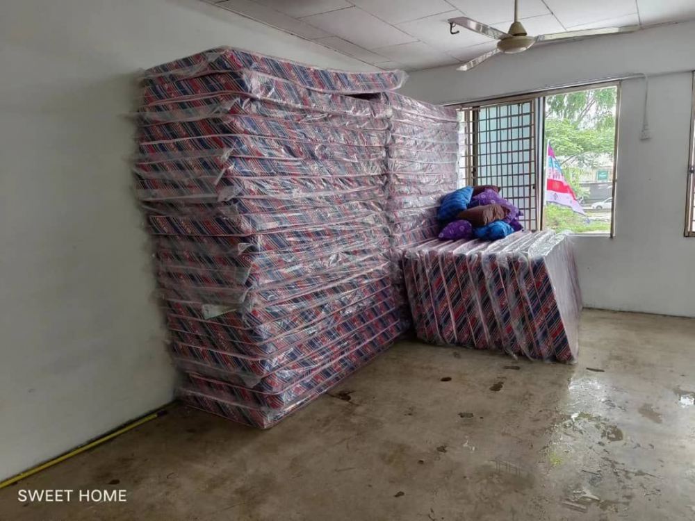 Penang Single Mattress Asrama Murah Double Decker Katil Besi Bantal