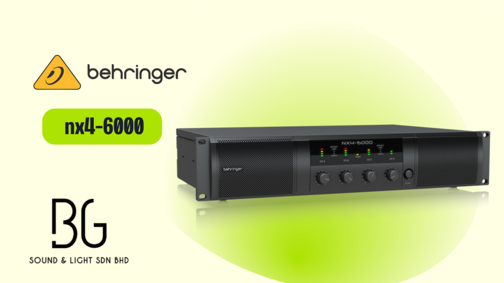 Behringer NX46000 Power Amplifier POWER AMP from BG Sound & Light Sdn Bhd
