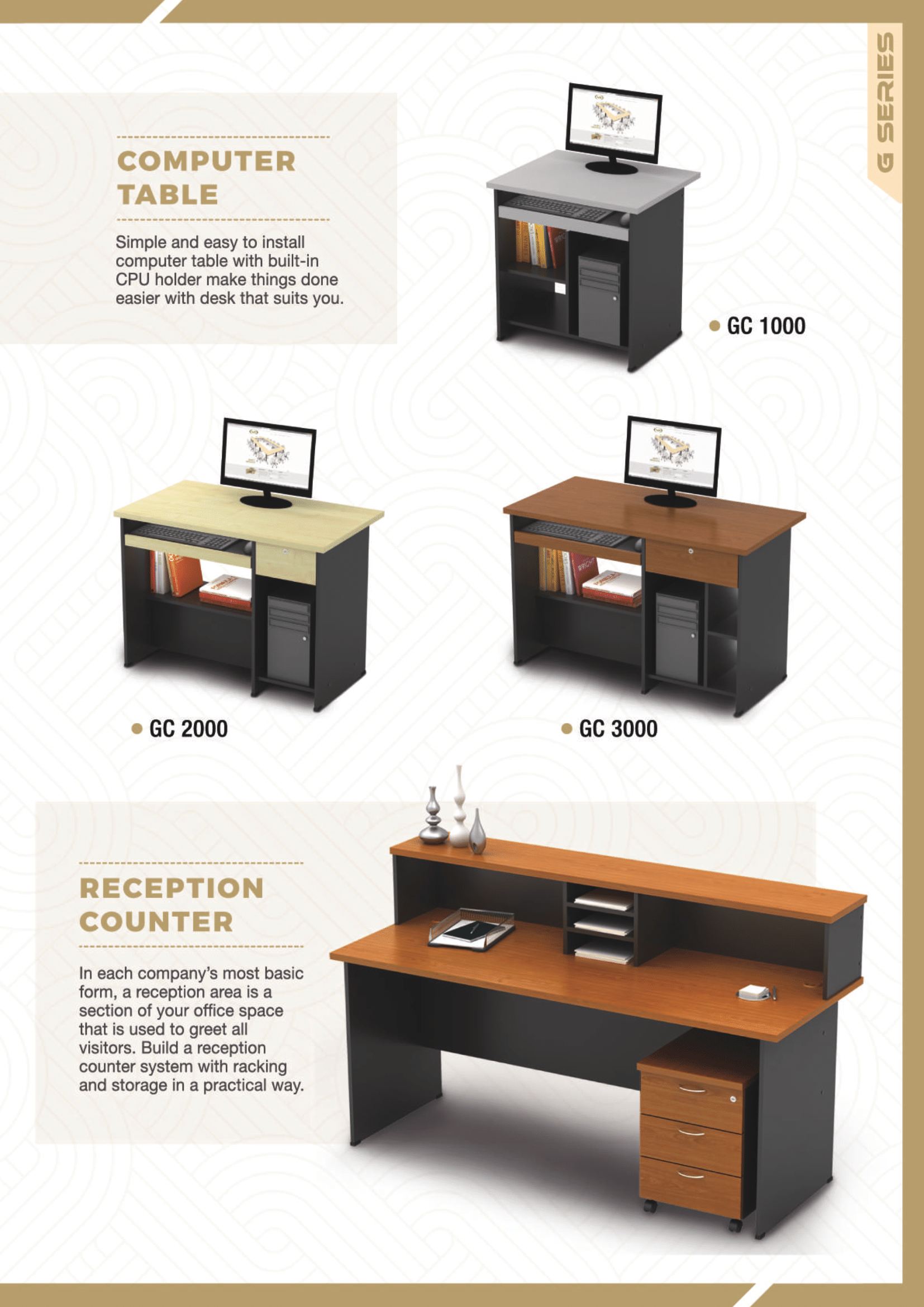 Computer Table GC 1000 | Office Furniture