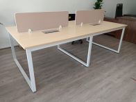 4 PAX WORKSTATION WITH DIVIDER PANEL HOS_2020