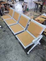 NEW MODEL Commercial Design Link Chair | PU Leather Steel Metal Link Chair | 3 and 4 Seater Link Chair | Sturdy Heavy Duty Link Chair | Waiting Link Chair For Hospital ,Clinic , Mall | SuperMarket | HypermARKET | IOI City Mall | Iconic Point | Penang | Kl |Damansara | Kedah| Bowling Centre