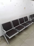 Steel Metal Waiting Link Chair | PU Seat Steel Waiting Link Chair | Clinic Waiting Chair | Hospital Link Chair | Kerusi Menunggu Besi Klinik Hospital | Penang | KL | Cheras | Penang | Damansara | Bertam | Kepala Batas | Taiping | Ipoh 