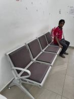 Steel Metal Waiting Link Chair | PU Seat Steel Waiting Link Chair | Clinic Waiting Chair | Hospital Link Chair | Kerusi Menunggu Besi Klinik Hospital | Penang | KL | Cheras | Penang | Damansara | Bertam | Kepala Batas | Taiping | Ipoh  | Office Chair Penang | Office Furniture