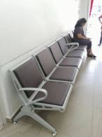 Steel Metal Waiting Link Chair | PU Seat Steel Waiting Link Chair | Clinic Waiting Chair | Hospital Link Chair | Kerusi Menunggu Besi Klinik Hospital | Penang | KL | Cheras | Penang | Damansara | Bertam | Kepala Batas | Taiping | Ipoh  | Office Chair Penang | Office Furniture