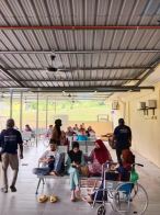 Kerusi bangku Menunggu Besi Hospital Klinik Kulim Lunas Kedah | Waiting Link Chair | Steel Metal Link Chair For Visitor Customer | Office Furniture