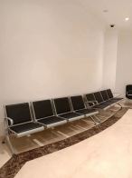 4 Seater Steel Metal Link Chair With PU Seat | Waiting Link Chair | Kerusi Bangku Menunggu Besi Moden | Deliver to Ambassador Office in KL Selangor | Best Office Furniture Malaysia | Penang | Kedah | Perlis | Kelantan | Perak | Pahang | Johor