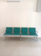Waiting Metal Link Chair   Epoxy-Coated Steel Reception Seating for Office, Lobby & Waiting Areas | Kerusi Menunggu Hospital Klinik | Office Furniture | Penang | KL | Perak | Kedah | Selangor | Perlis