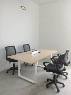 Office Meeting Table Set  4 6 Pax Discussion Table with Chairs  High Quality Office Furniture Malaysia  Modern Meeting Table Penang KL Johor Ipoh  Meja Mesyuarat Pejabat