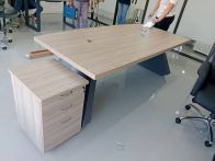 Director Table | Premium Modern CEO Table | Boss Office Table | Meja Pejabat Pengarah / Bos | Executive Office Furniture | Office Table Supplier Penang, KL, Kulim Hi-Tech