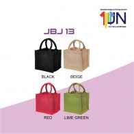 JBJ13 - Jute Bag with Cotton Paddle JBJ13 - Jute Bag with Cotton Paddle
