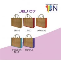 JBJ07 - Jute Bag with Cotton Paddle JBJ07 - Jute Bag with Cotton Paddle