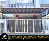 Folding Aluminum Stainless Steel Auto Gate System Puchong | Malaysia 马来西亚自动折叠门