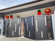 Folding Track Stainless Steel Aluminum Auto Gate Supplier & Manufacturer Serendah | Malaysia 