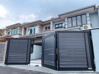 Latest Aluminum Folding Trackless Gate Design Damansara | Malaysia Latest Aluminum Folding Trackless Gate Design Damansara | Malaysia
