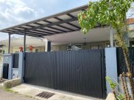 Latest Swing Auto Gate Stainless Steel Aluminum Design Installation Rawang | Malaysia