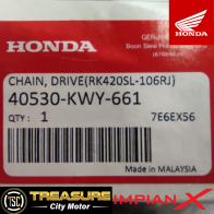 CHAIN, DRIVE(RK420SL-106RJ) (40530-KWY-661)