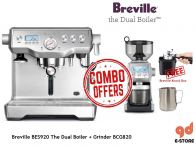 Breville The Dual Boiler Coffee Maker BES920 + Smart Coffee Grinder BCG820 (Contact us now and claim your discount vouchers) Breville The Dual Boiler Coffee Maker BES920 + Smart Coffee Grinder BCG820 (Contact us now and claim your discount vouchers)