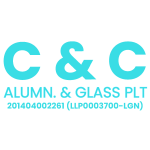 C & C ALUMN. & GLASS PLT logo