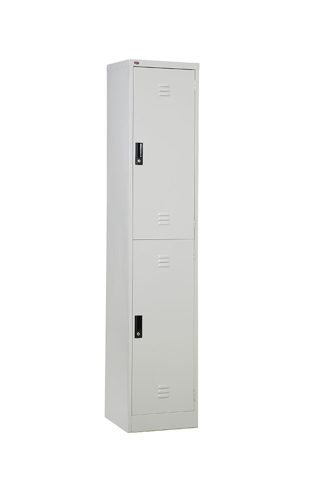 2 Compartments Metal Steel Lockers