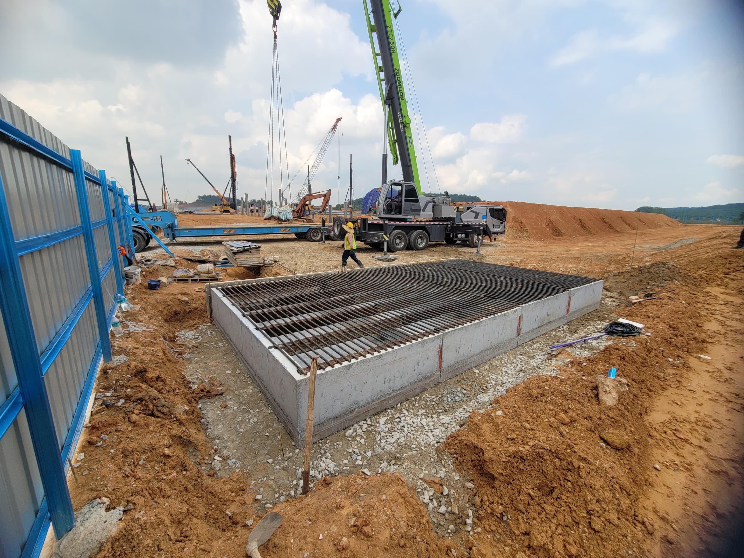 Precast Wheel Wash Through