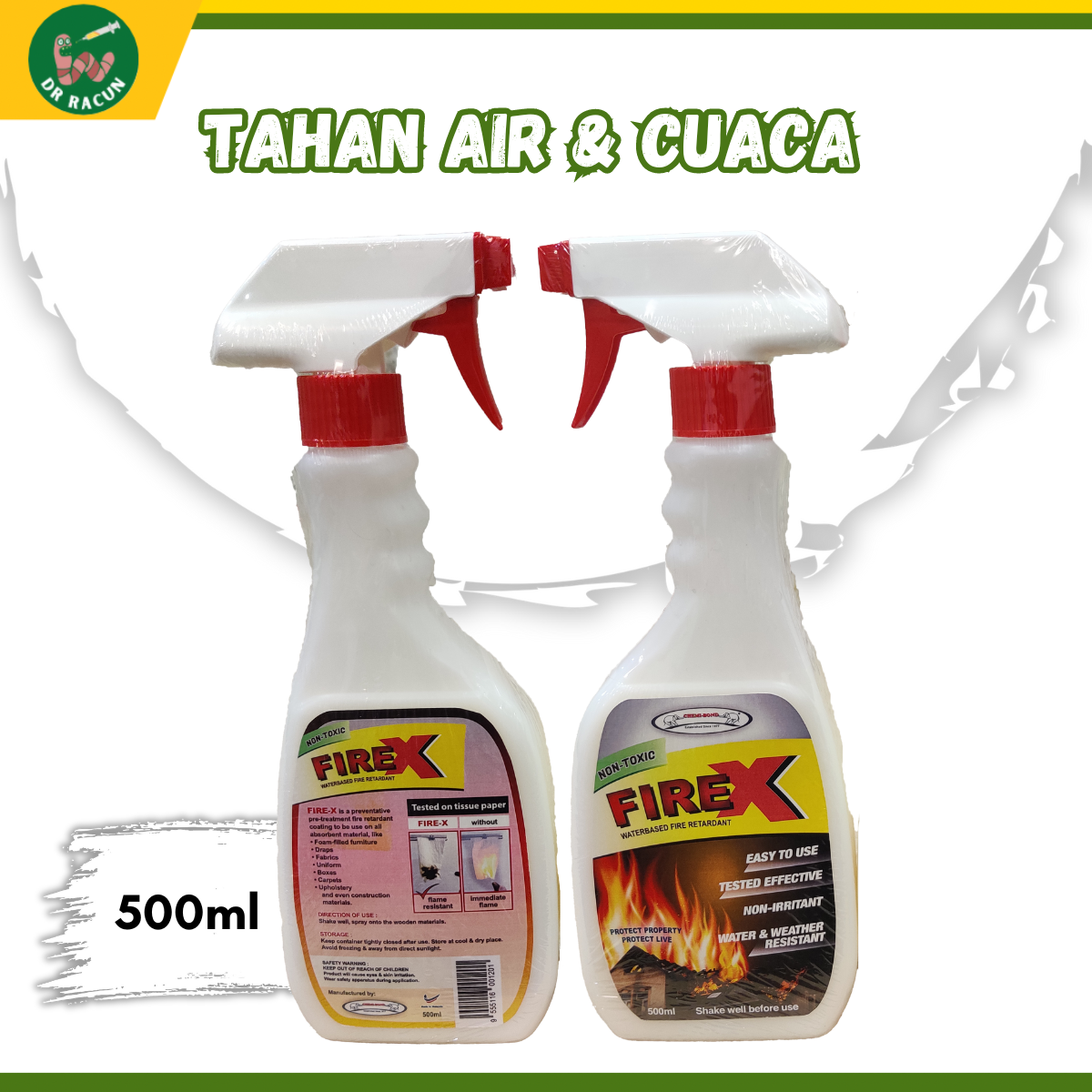 Fire X Waterbase Fire Retardant Halang Api Merebak